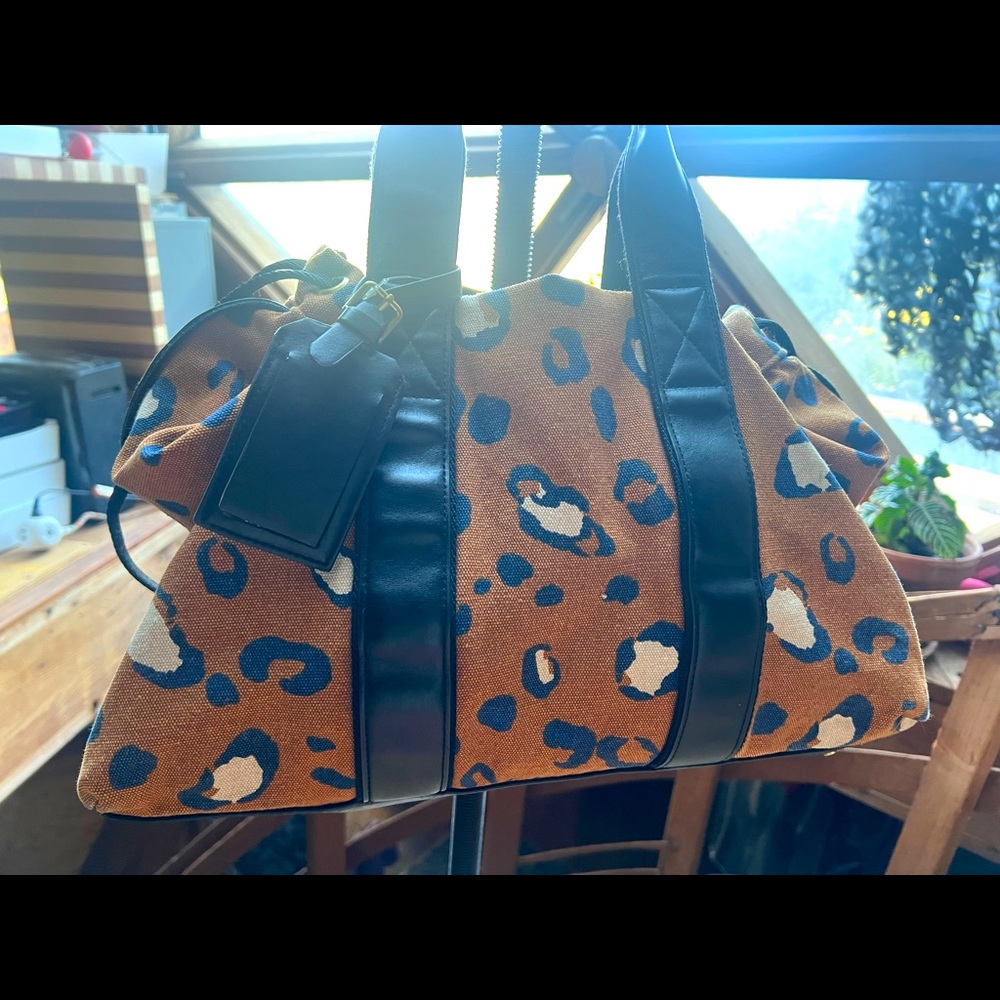 Pre owned Philip Lim x Target collab leopard overnight bag